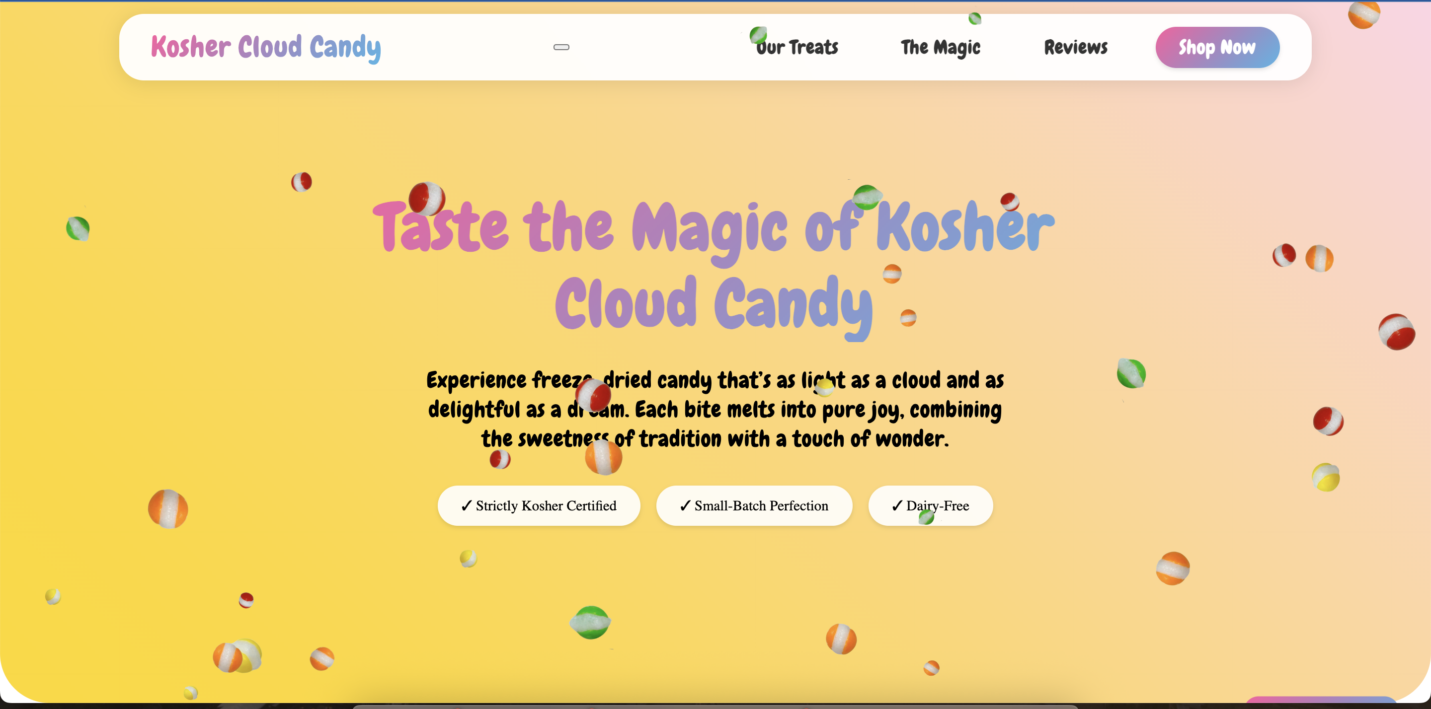 Candy Brand Website