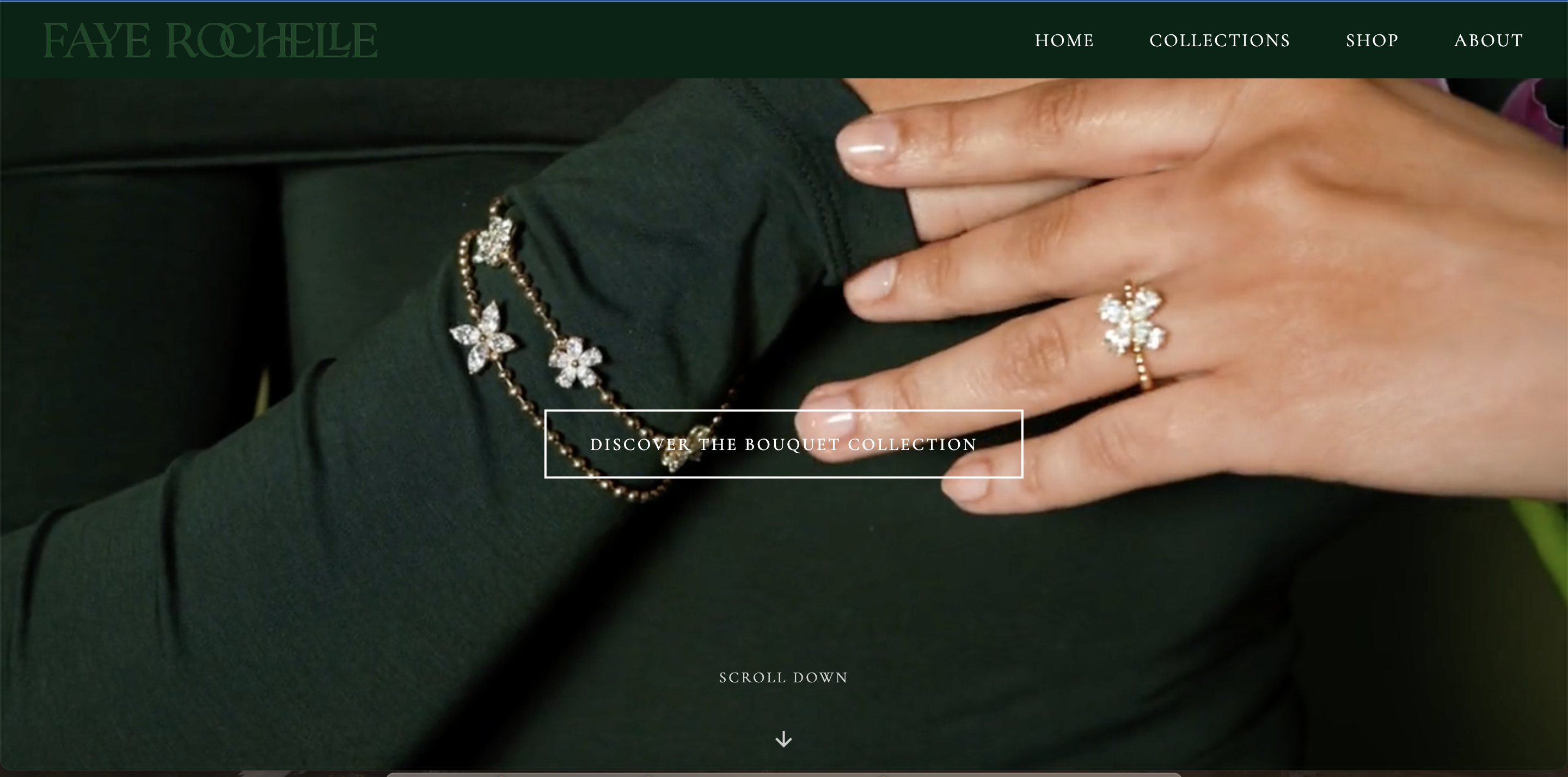 Boutique Jewelry Landing page