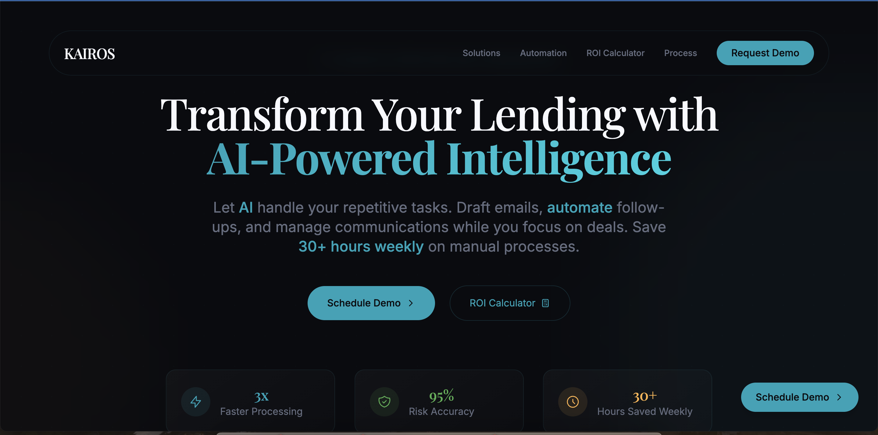 Boutique AI Lending data - Landing Site